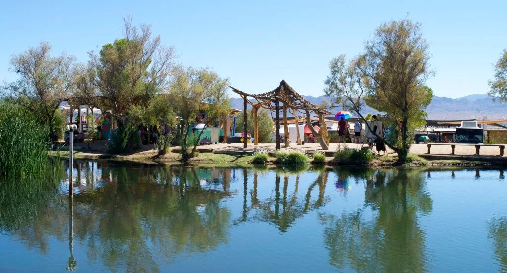 Joshua Tree Music Festival lake