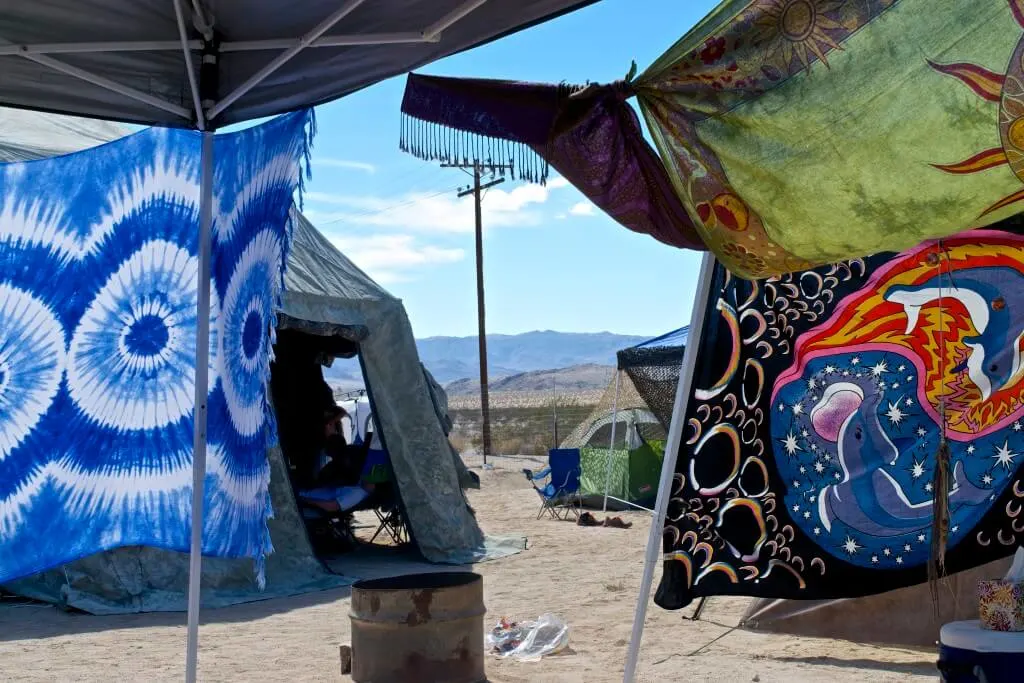 Joshua Tree Music Festival perfect camp for music festival