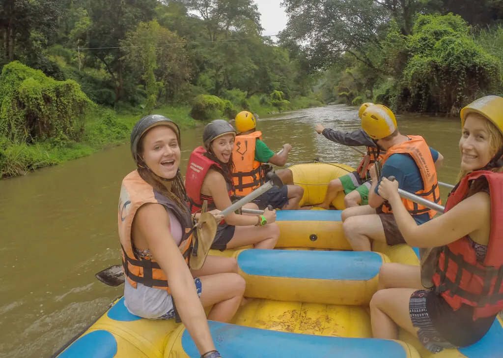 Chiang Mai elephant tour river rafting thailand