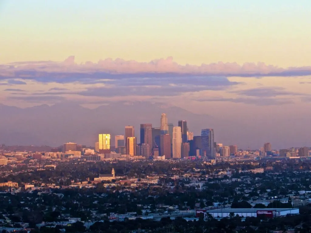 best views in LA Baldwin Hills