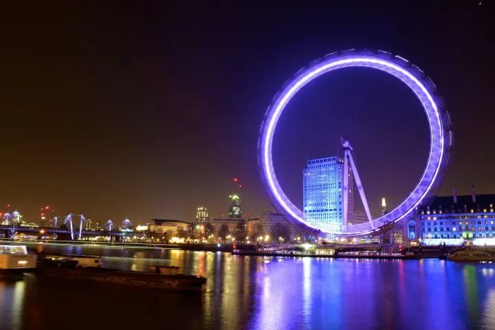 making friends in london as a solo expat london eye at night