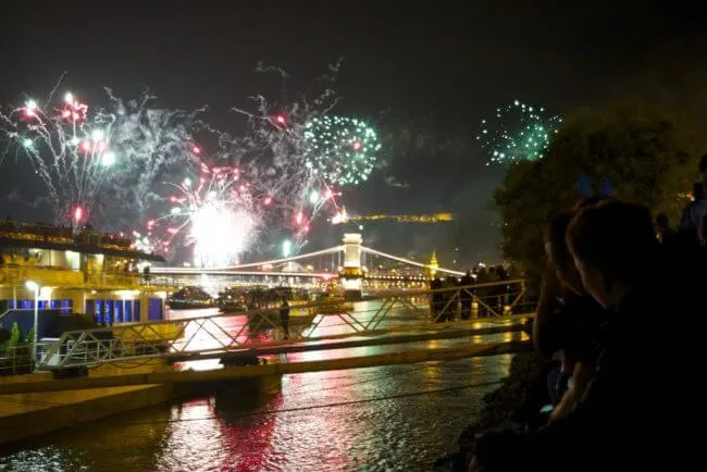 hungarian festival budapest independence day fireworks danube