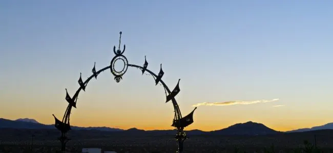 Joshua Tree Music Festival sunset