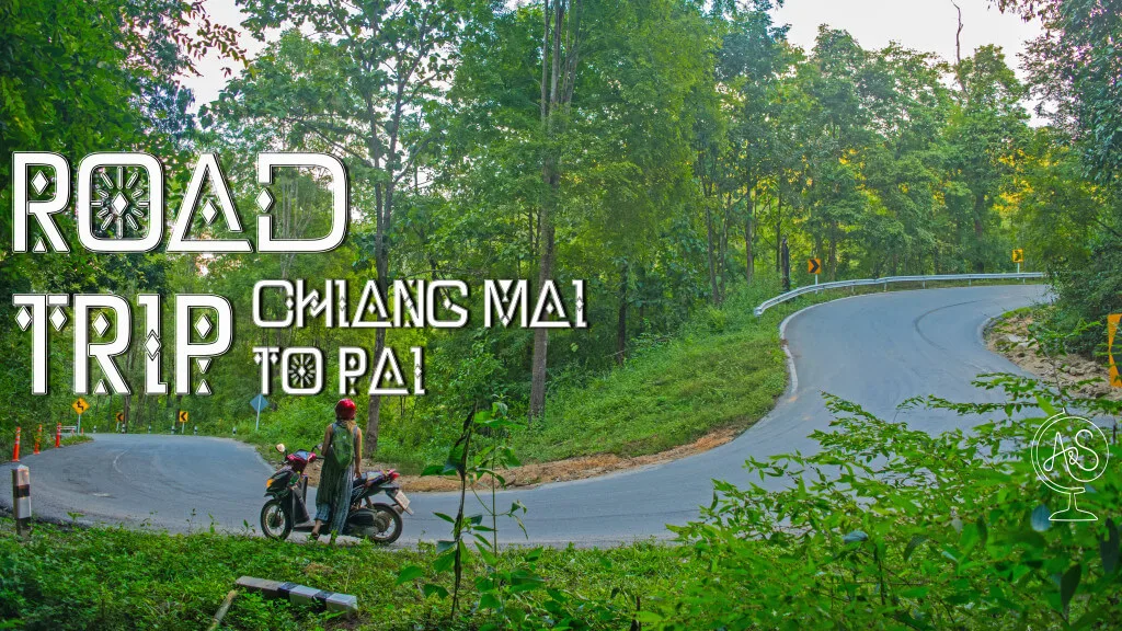 road trip chiang mai to pai on a scooter motorbike 762 turns