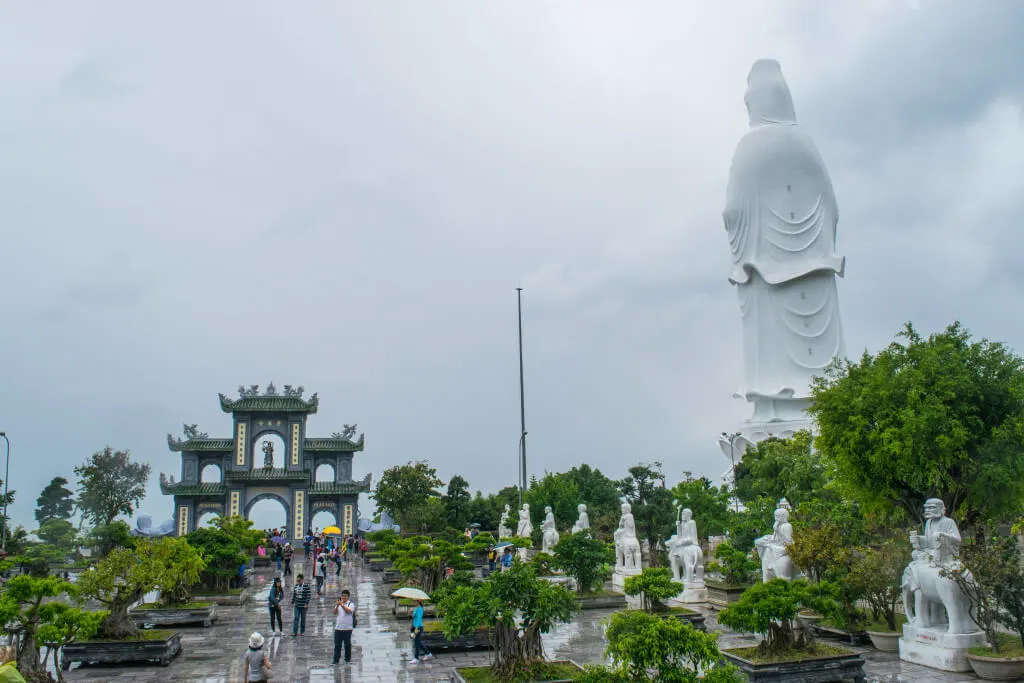 standing Lady Buddha Statue Da Nang vietnam things to see