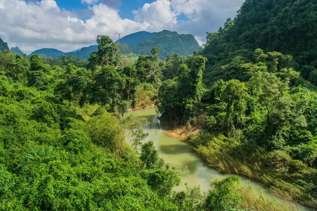 Vietnam cave area southeast asia 