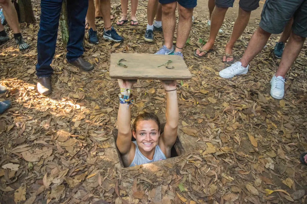 cu chi tunnels ho chi minh city vietnam itinerary