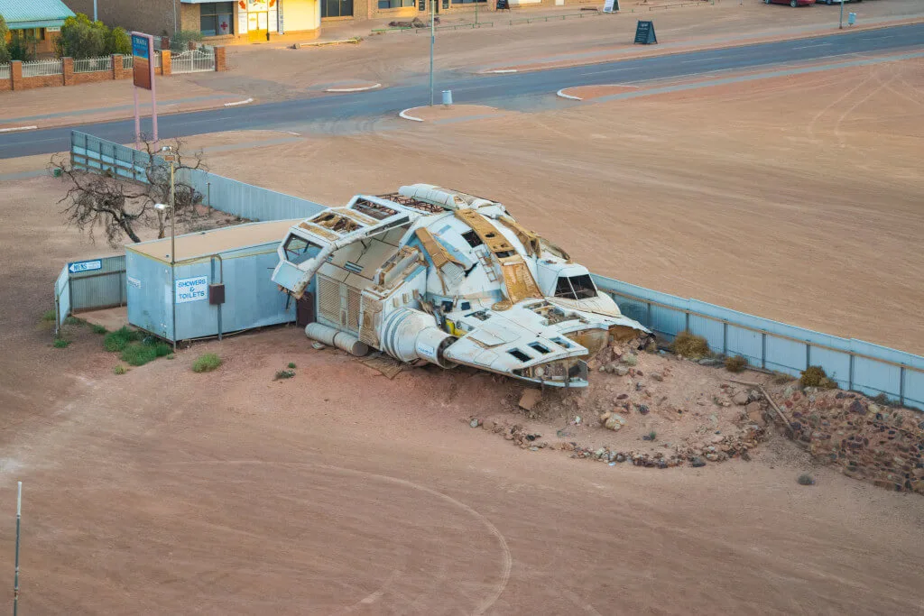 Coober pedy australia space ship used in back to the future