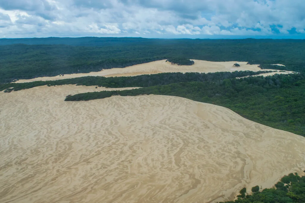 Fraser island sand dunes