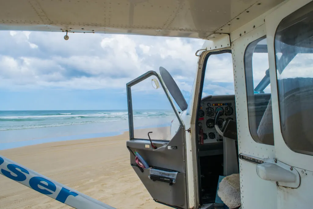 Fraser Island airfraser 15 minute scenic flight plane