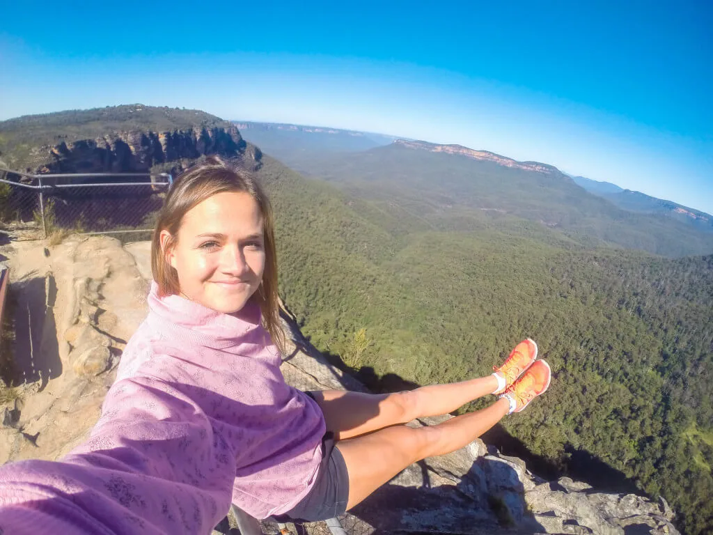 Blue Mountains Go Pro Selfie