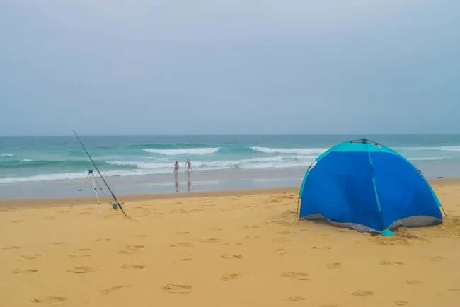campingo n the beach
