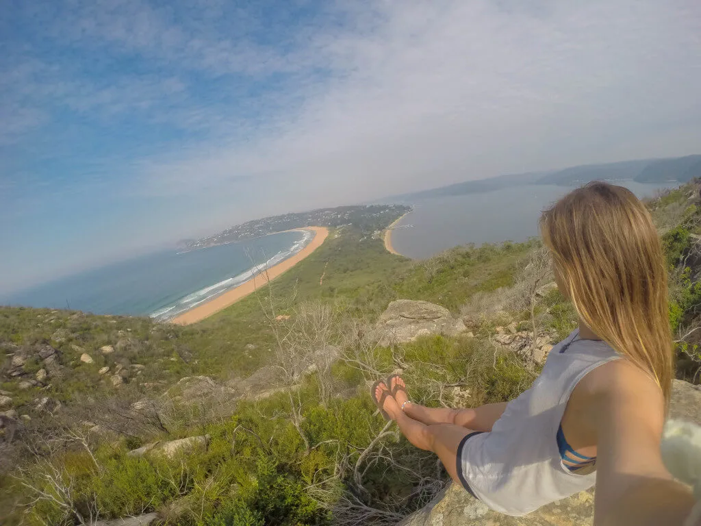 view from the lighthouse in palm beach sydney