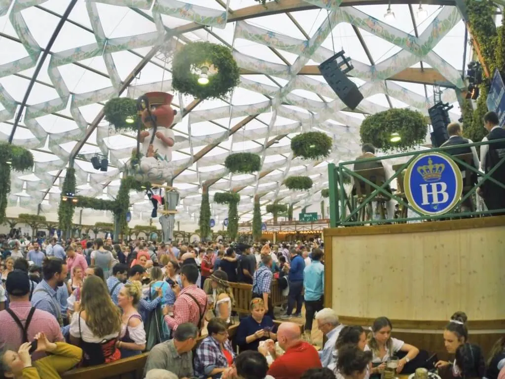 Hofbrau tent oktoberfest