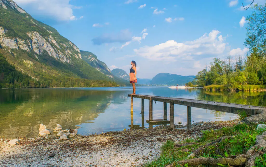 lake bohinj slovenia female solo travel backpacking europe hacks tips and tricks