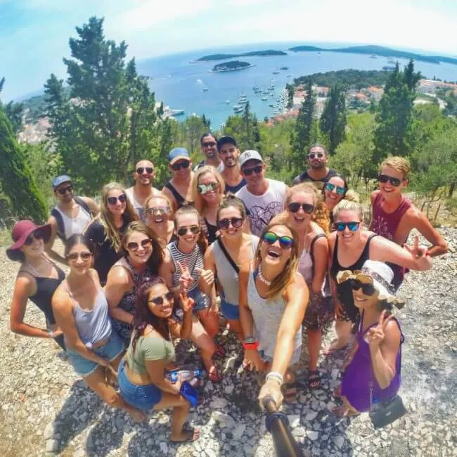 Spanjola fortress hvar croatia view of pakleni islands