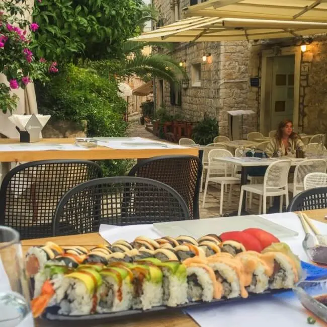 Rozeta Sushi guide to hvar
