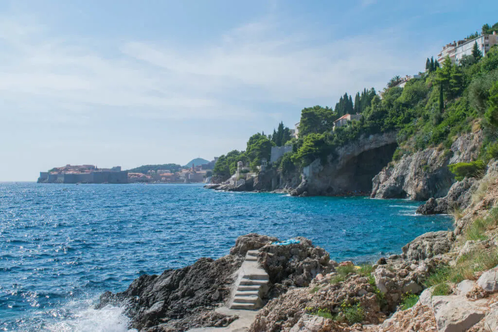 cave down the coast of dubrovnik