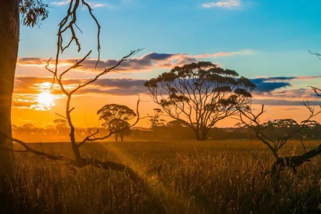 country town sunsets western aus 