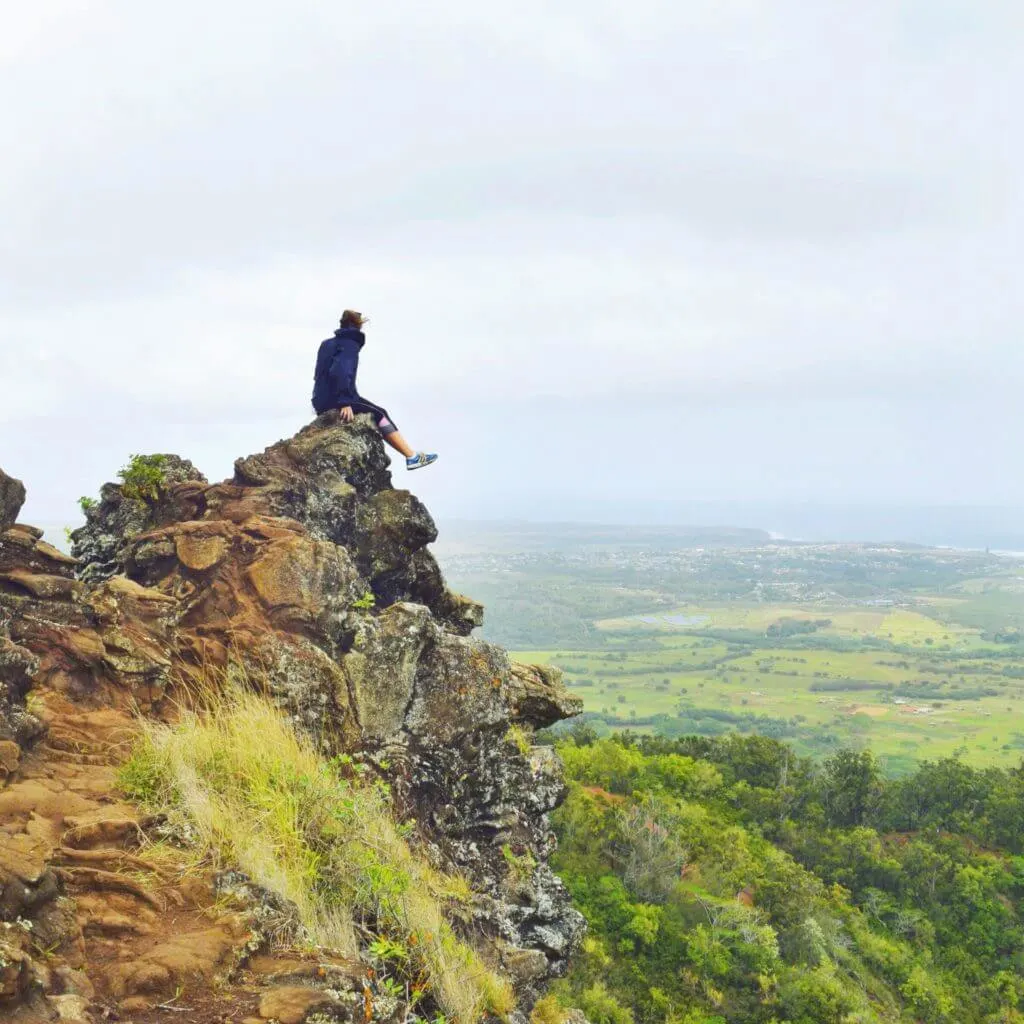 Dragon's back hike kauai hawaii