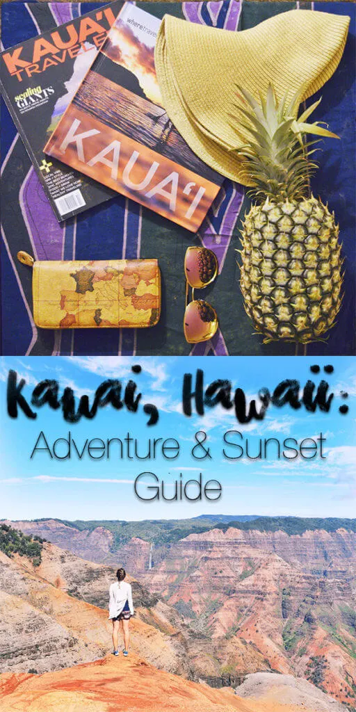 Kauai Adventure & Sunset Guide ocmplete with the best places to adventure, watch the sunset, eat, and stay in beautiful Kauai! Best Kauai Adventures