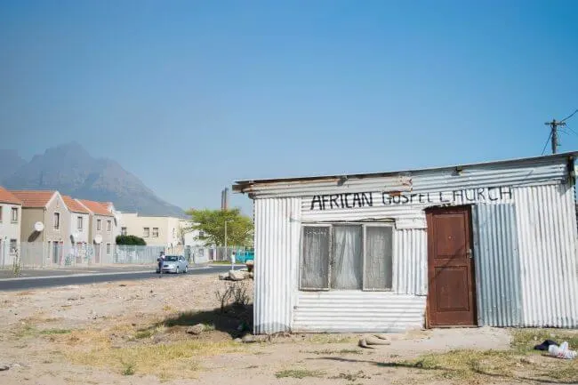 Visiting a Township in Cape Town