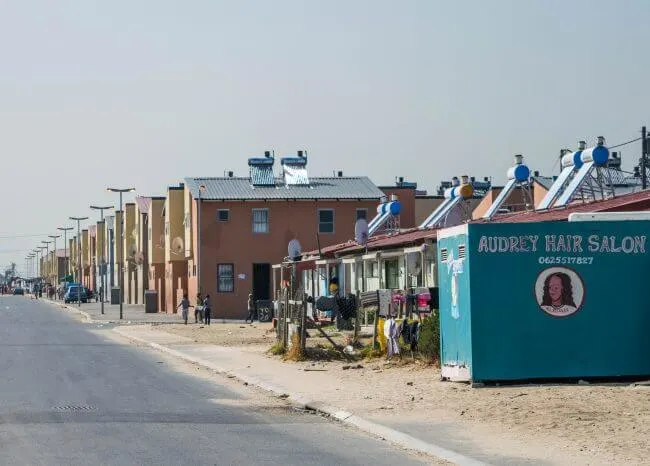 Visiting a Township in Cape Town
