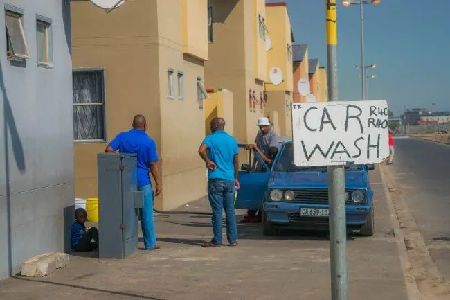Visiting a Township in Cape Town