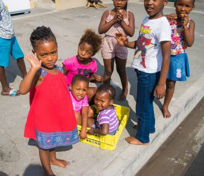 Visiting a Township in Cape Town