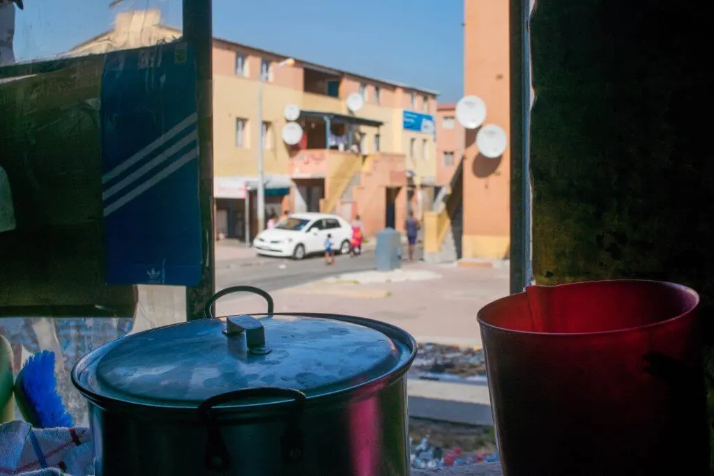 Visiting a township in cape town