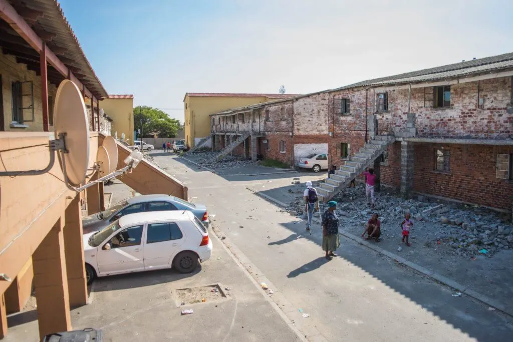 Visiting a township in cape town