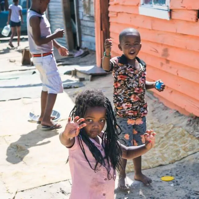 Visiting a Township in Cape Town