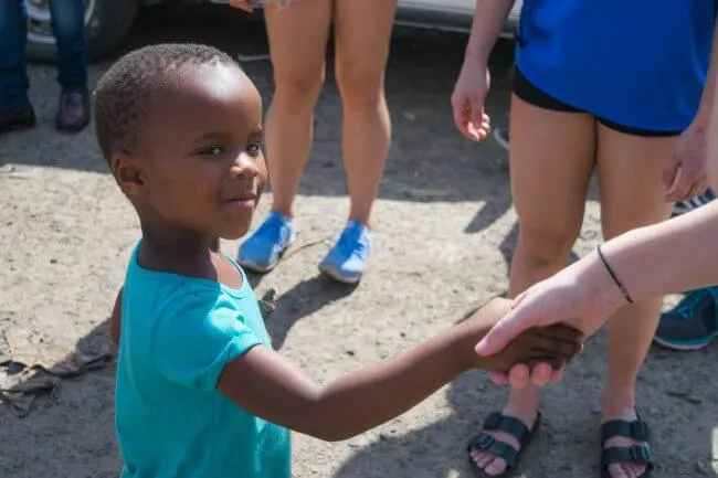 Visiting a Township in Cape Town