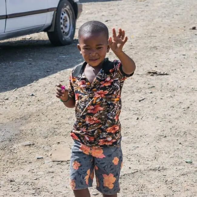 Visiting a Township in Cape Town