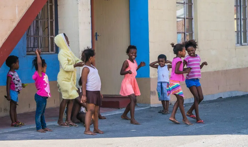 Visiting a township in cape town