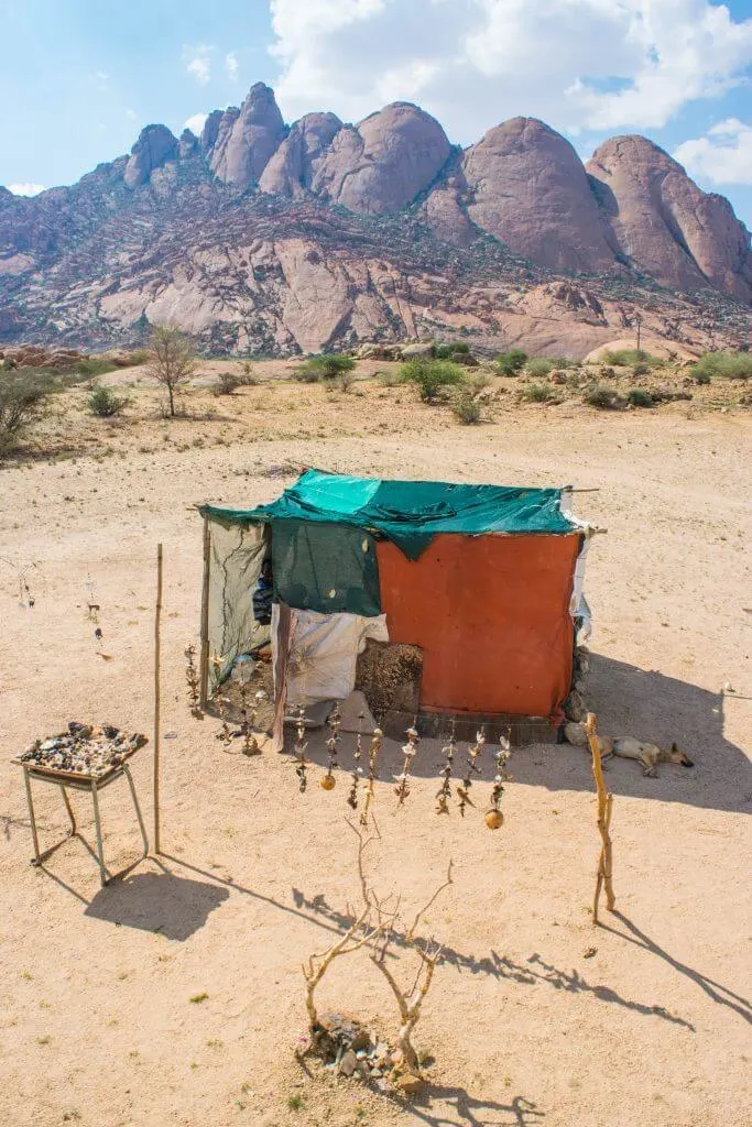 namibian road trip crystal and jewelry sales