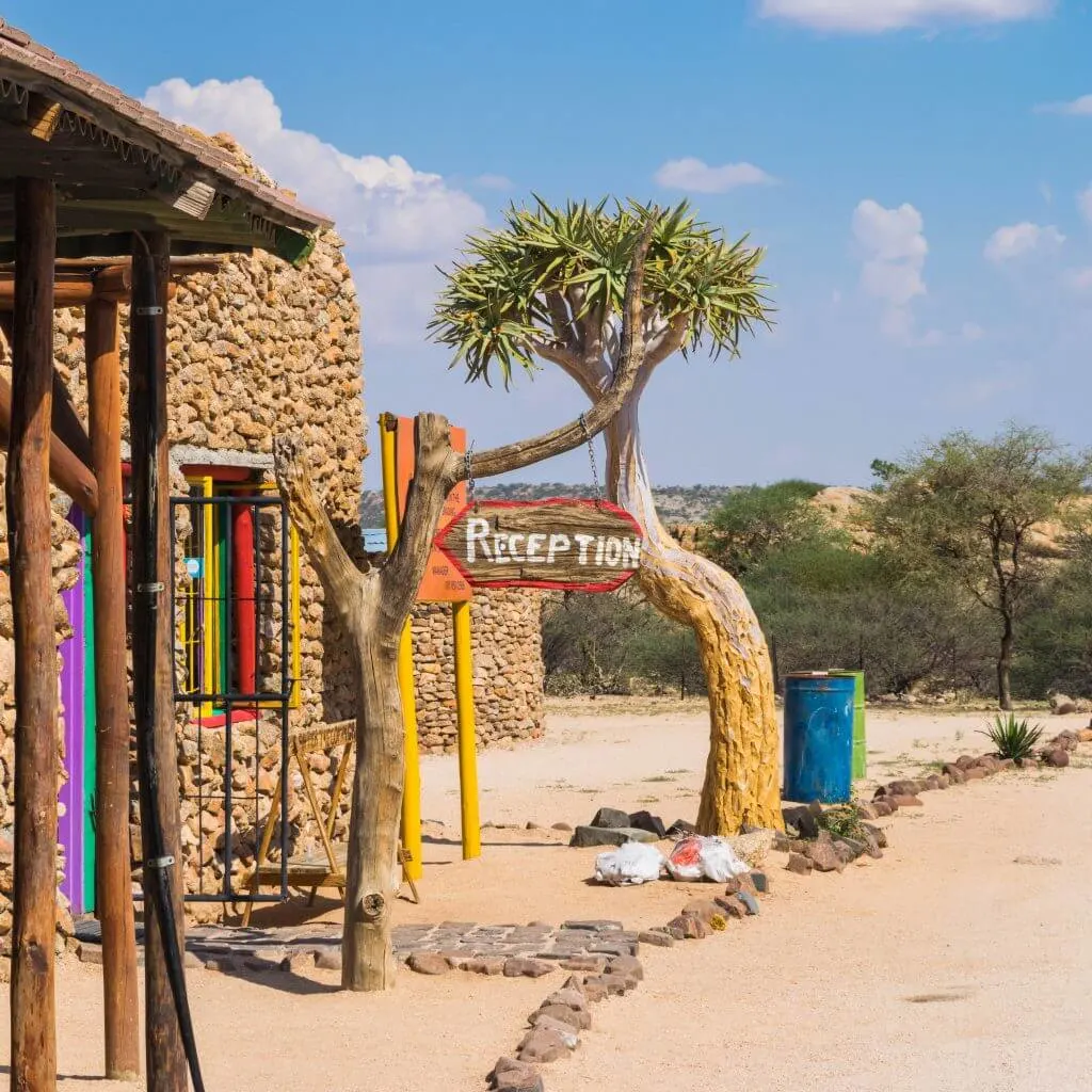 namibian road trip spitzkoppe reception