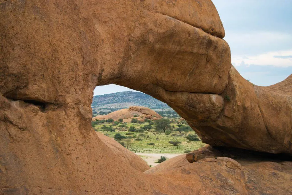 namibian road trip spitzkoppe sunset africa