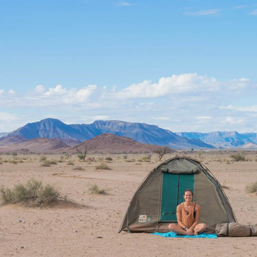 namibian road trip sossus desert camping in namibia happy solo travel