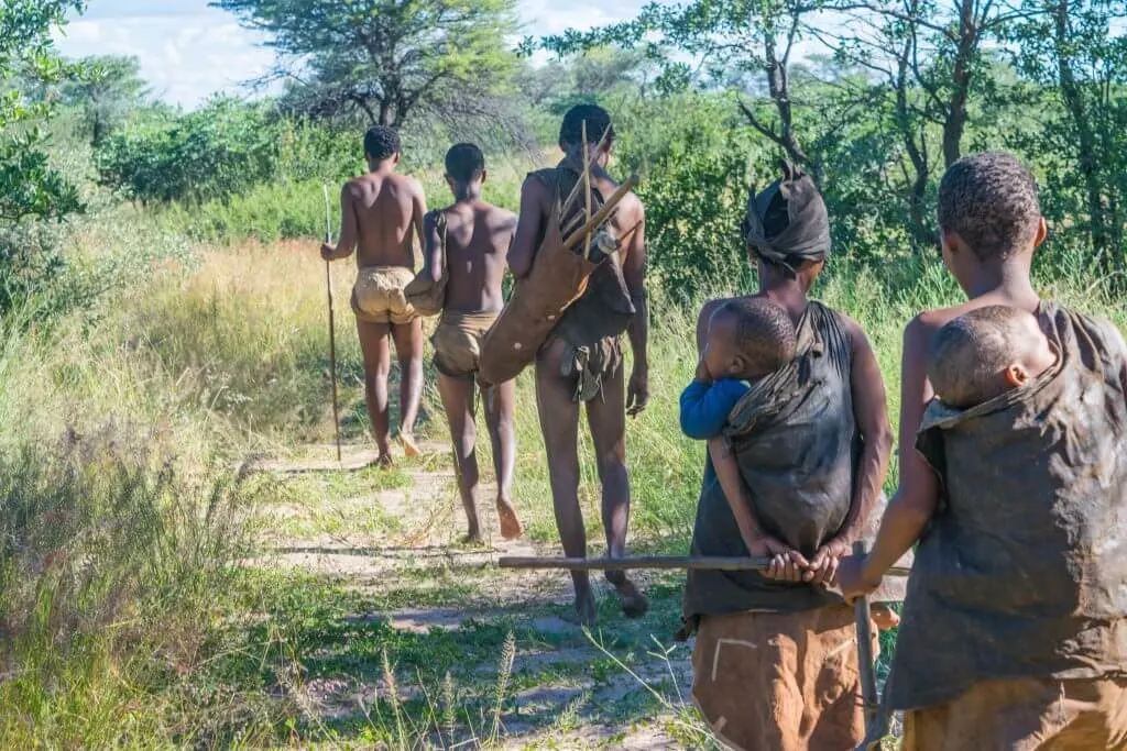 San Bushmen in Botswana