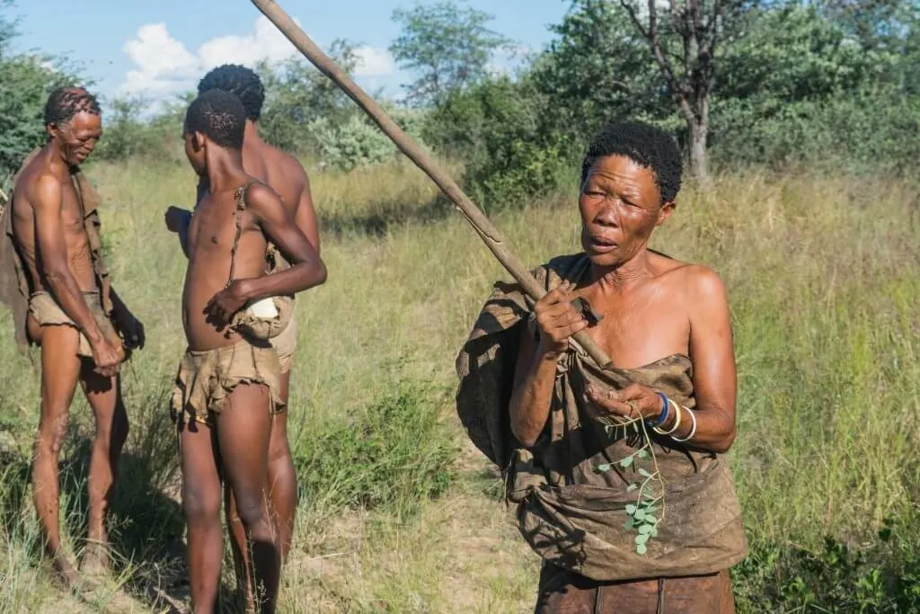 San Bushmen in Botswana