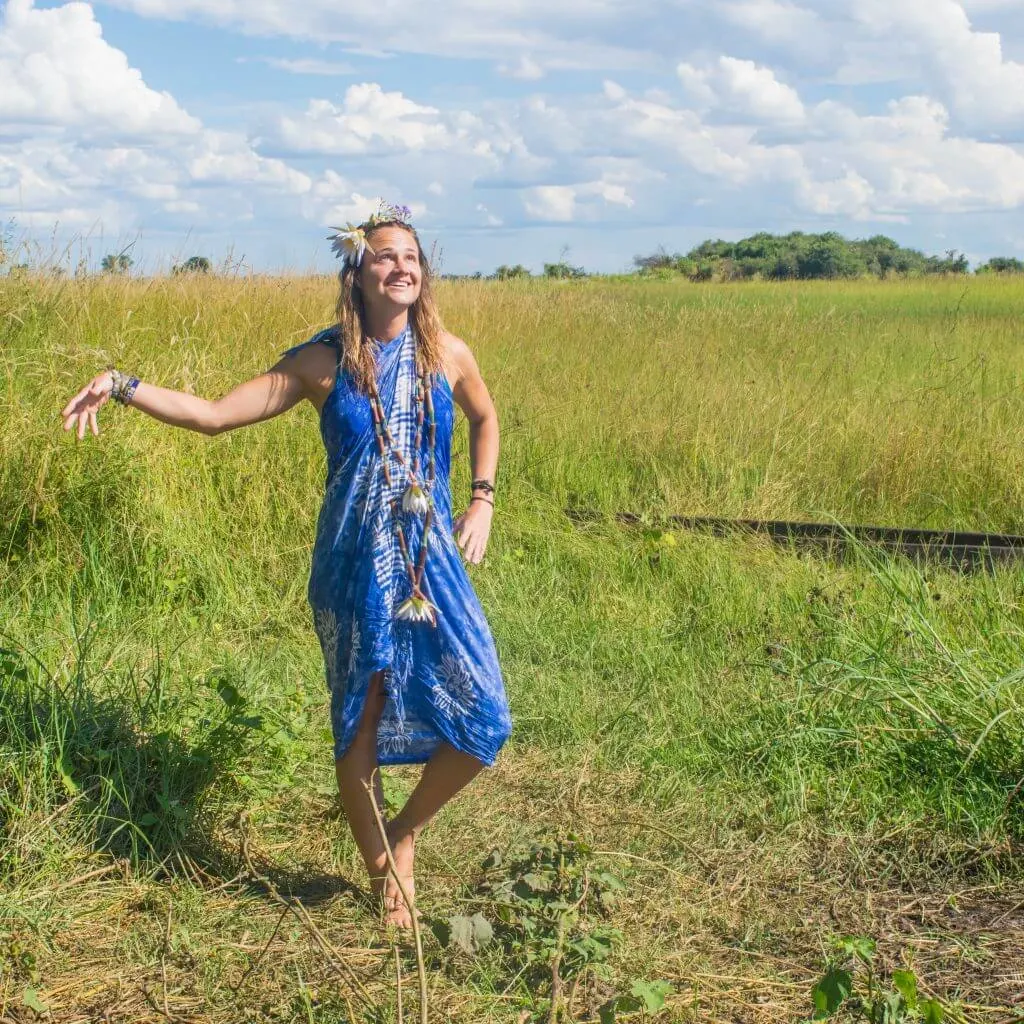 okavango delta safari swimming camping