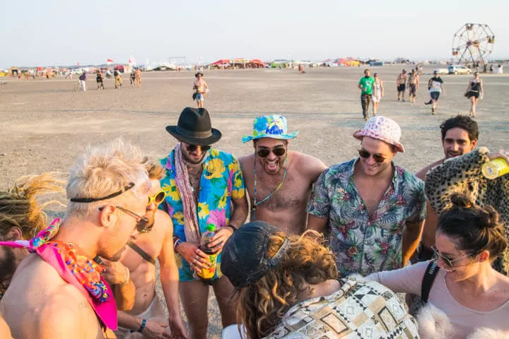 Afrikaburn 2017 sunset set at the shell toby pancakes & poppers