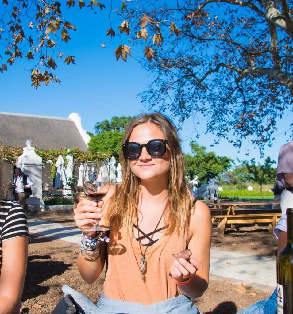 wine tasting in stellenbosch cape town adventure guide kimmie conner travel blogger
