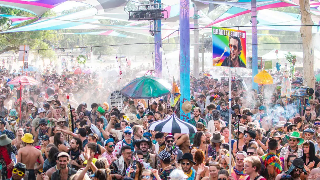 rainbow serpent festival market stage