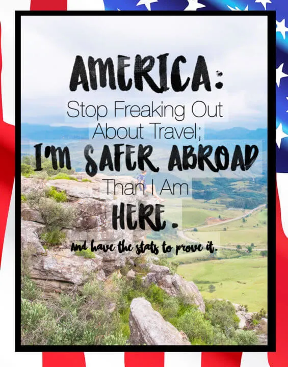As I prepare for my next backpacking trip, I am constantly answering to friends and family’s questions and concerns about safety. In the wake of yet ANOTHER mass shooting, I started to wonder. I gathered all the facts, statistics, and numbers for gun violence compared to American deaths abroad, and listed them here.