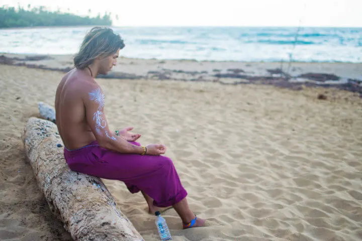 beach meditation