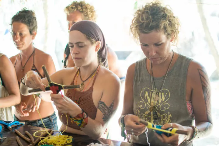 Ojo el Dio making workshop tribal gathering