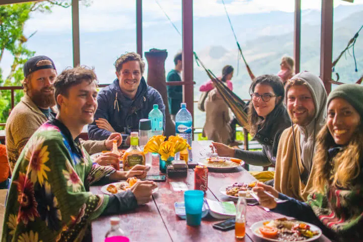 lost and found hiking hostel in panama family dinners