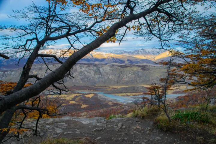 patagonia landspace fall colors mountains
